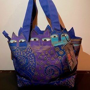 Laurel Burch “Sun n Sand” Cat Bag NWT